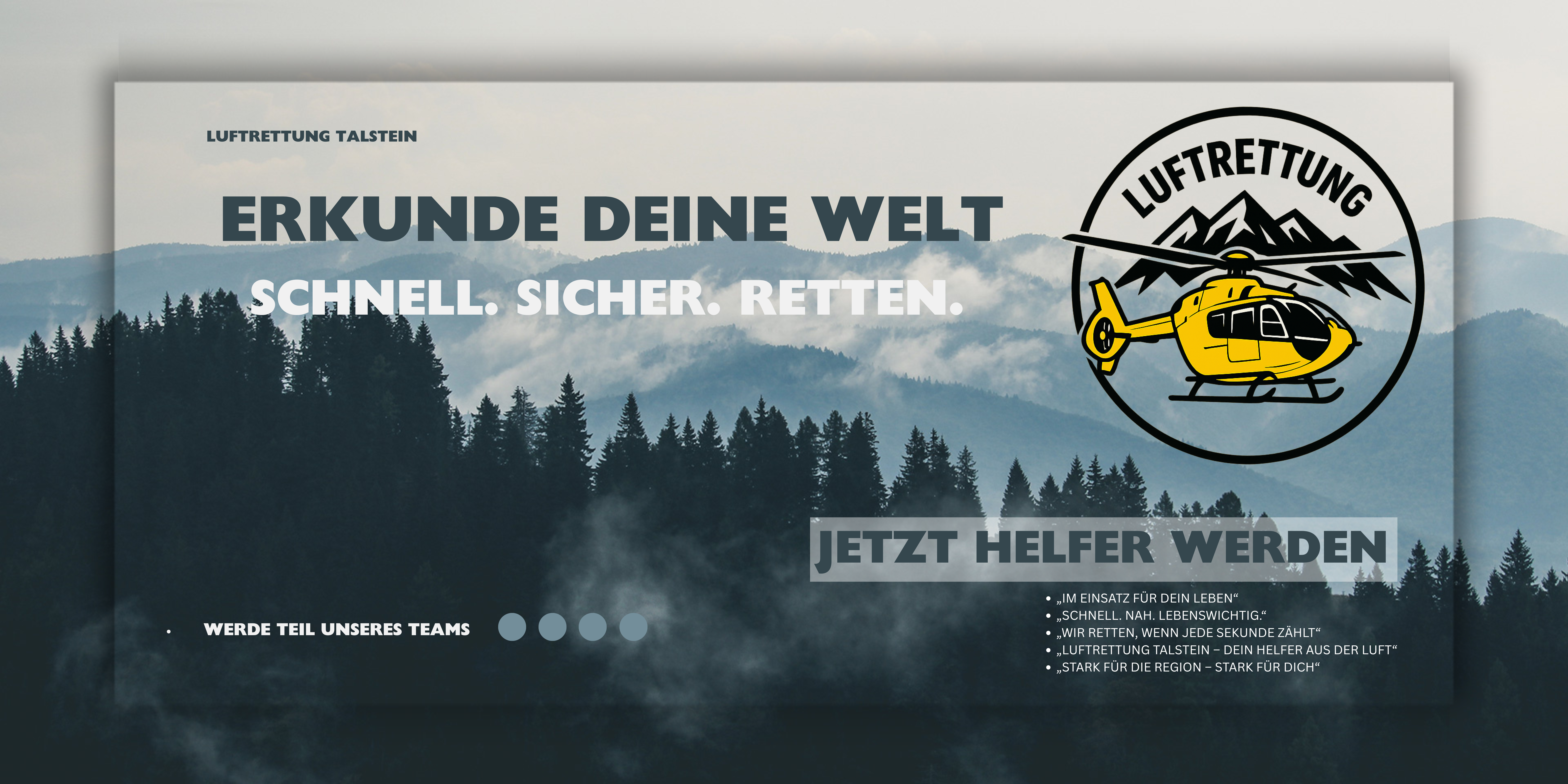 Bewerben – Luftrettung Talstein